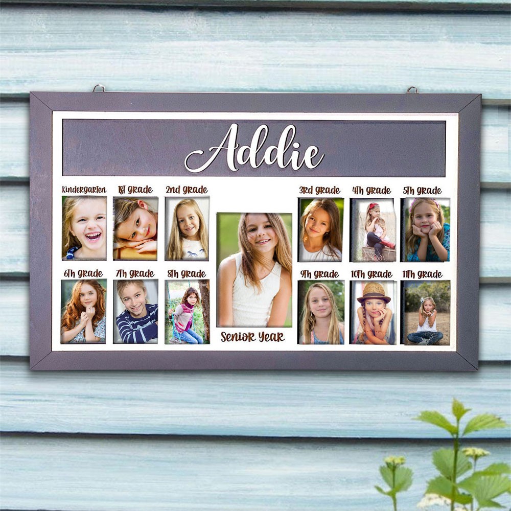Personalised 3D K-12 School Years Photo Frame Display Back to School Gifts