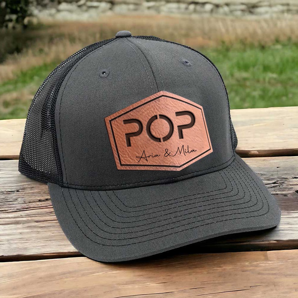 Customized POP Patch Hat with Unique Kids Names For Gift Ideas
