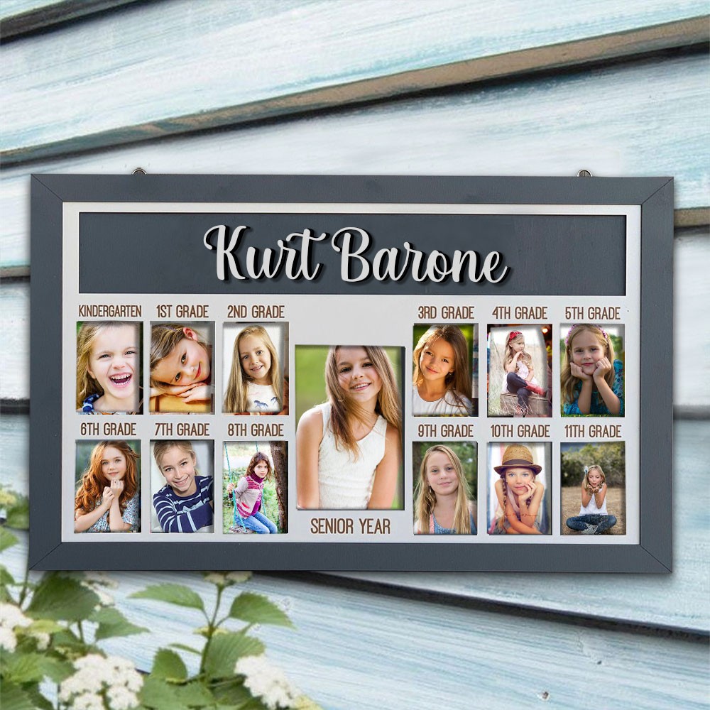 Personalised 3D K-12 School Years Photo Frame Display Back to School Gifts