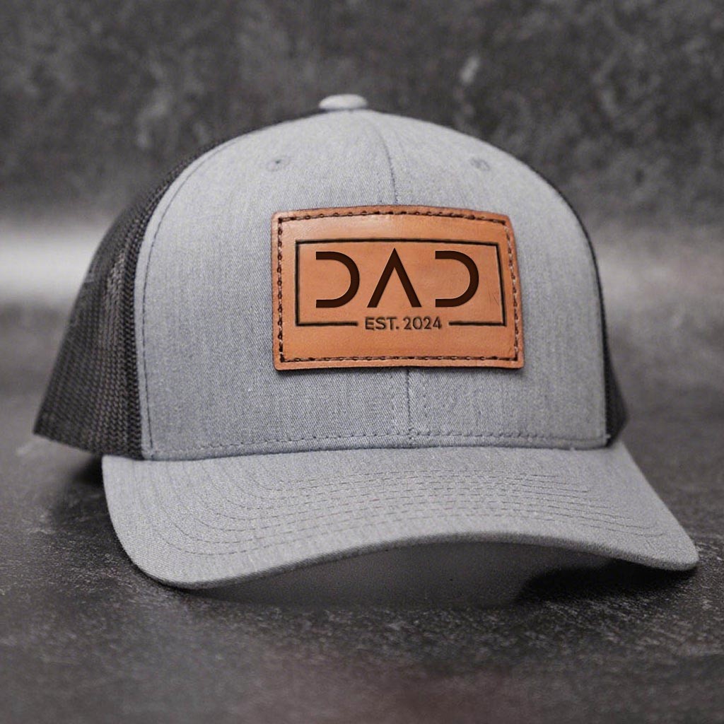 Personalised DAD Patch Hat with Est Date For Father's Day Gift