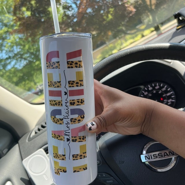 Personalised Teacher Tumbler With Name Appreciation Gift