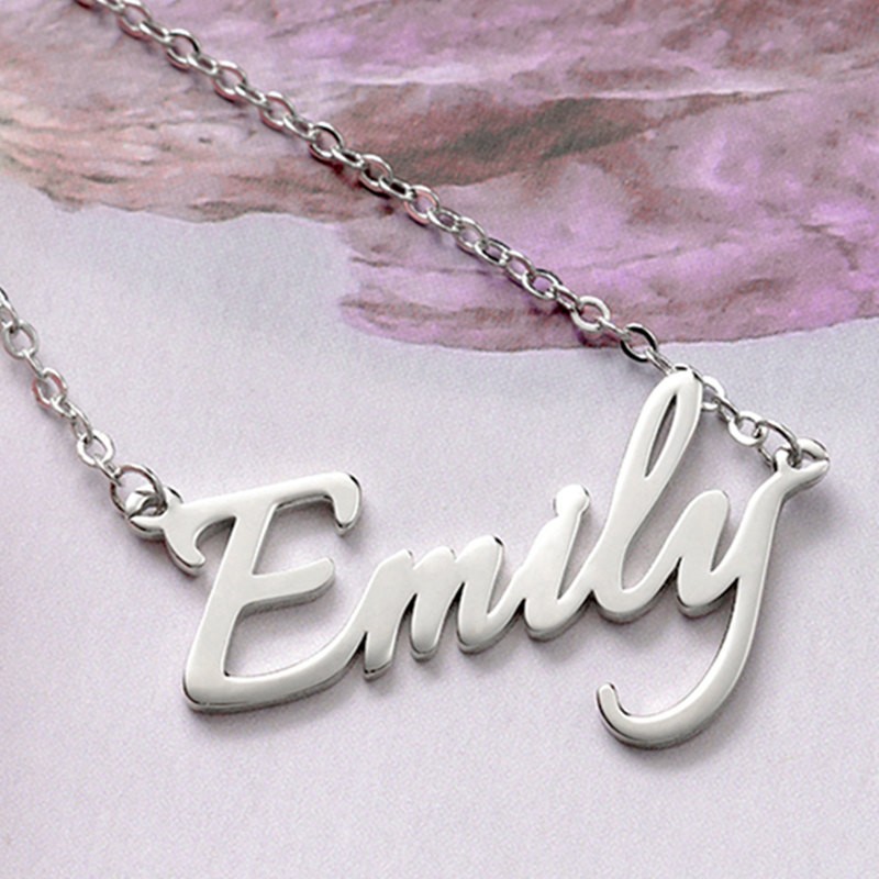 Silver Personalised Name Necklace