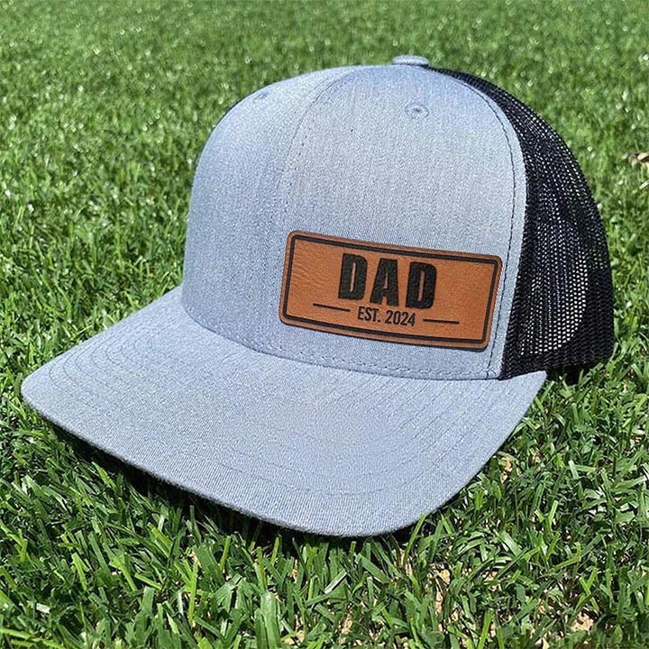 Personalised DAD Patch Hat with Est Date For Father's Day Gift