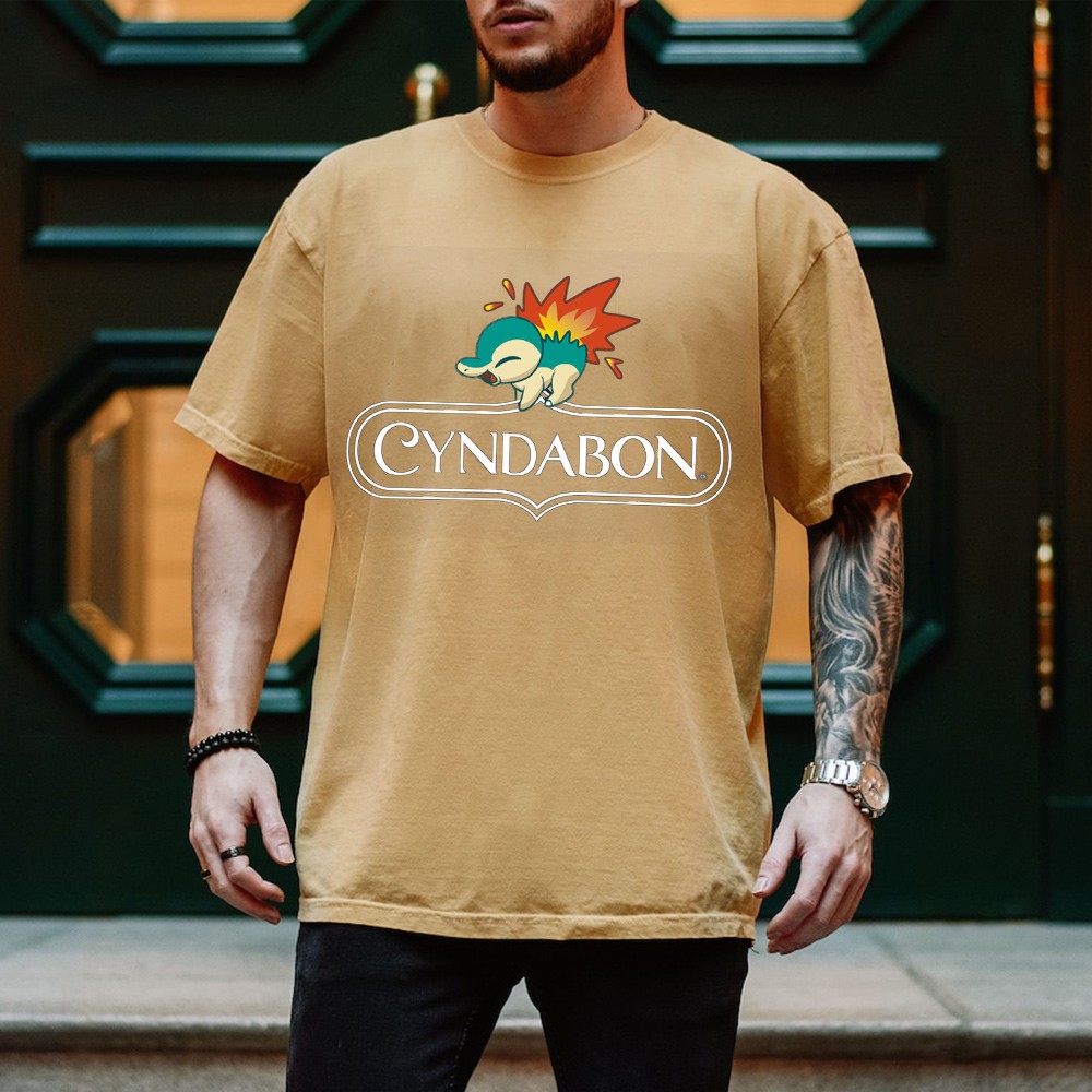 Customized Cartoon Pattern Round Neck T-Shirt The Best Gift For Father's Day