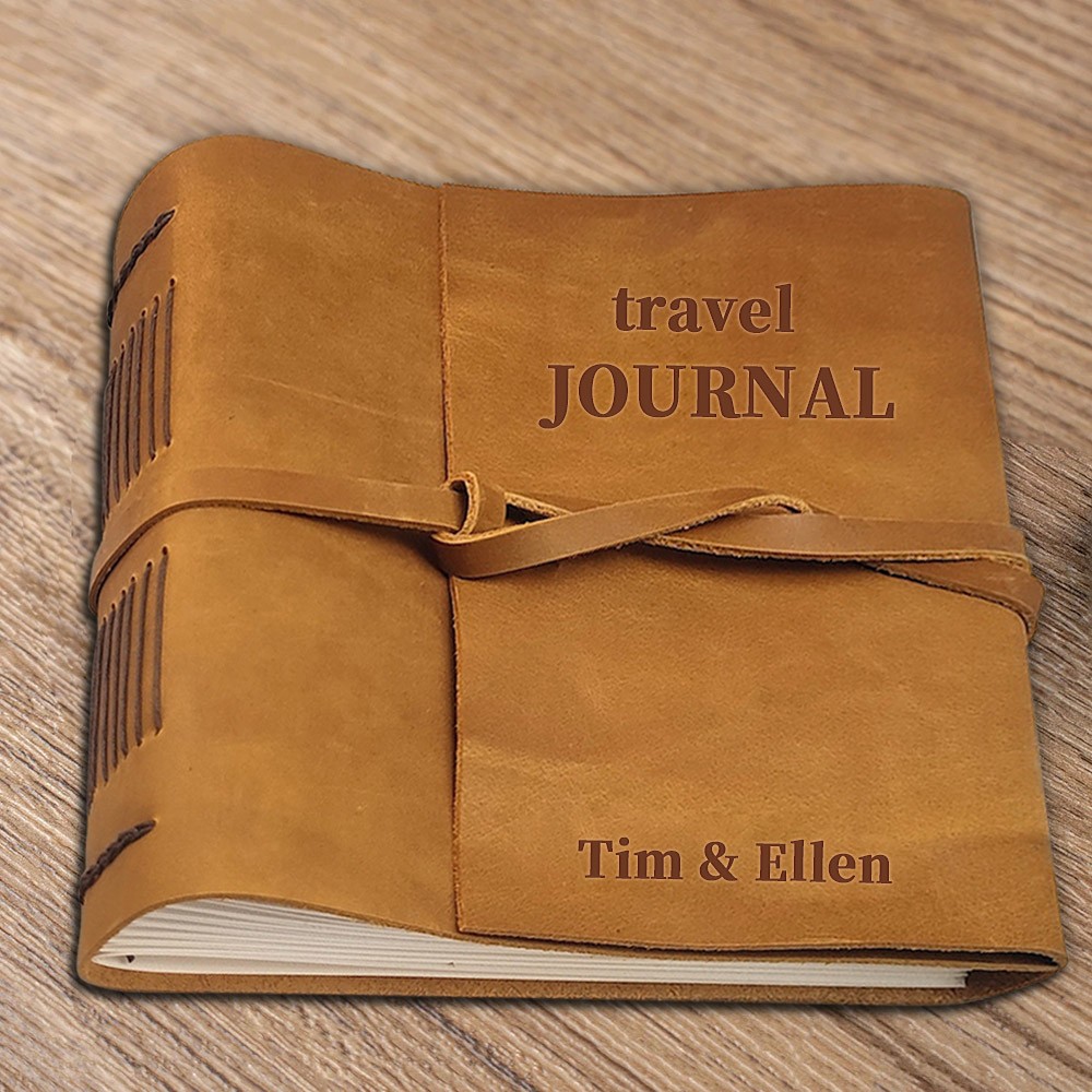 Personalised Leather Photo Scrapbook Album For Valentine's Day Anniversary Wedding Gift Ideas