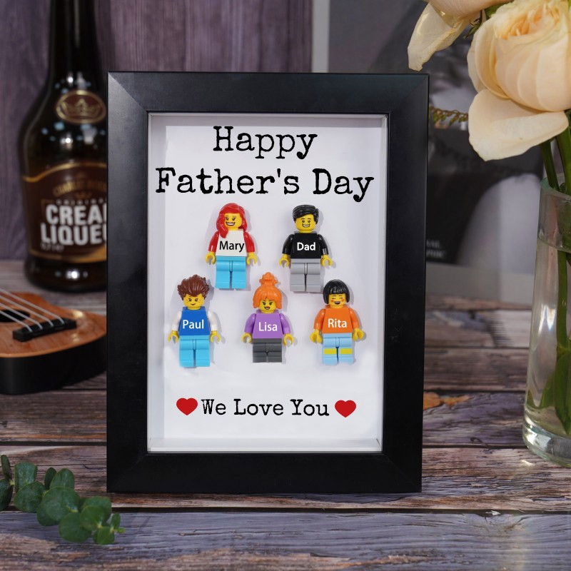 Personalised Dad Kid Figures For Father's Day Gift