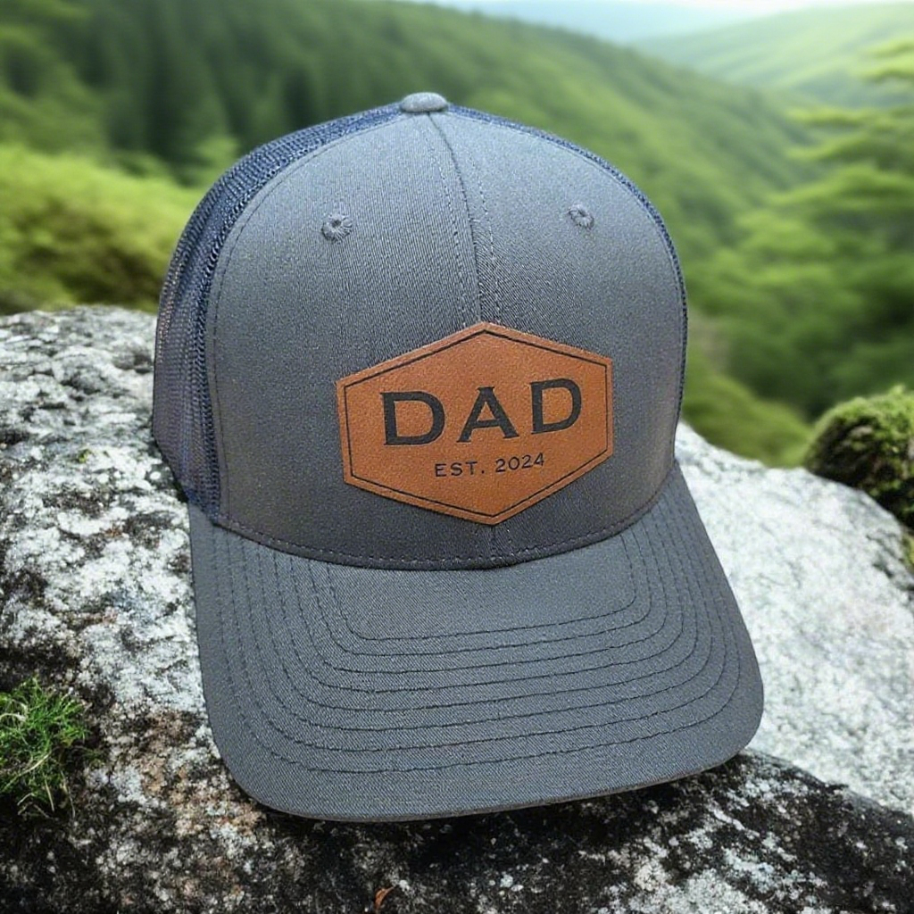 Personalised DAD Patch Hat with Est Date For Father's Day Gift