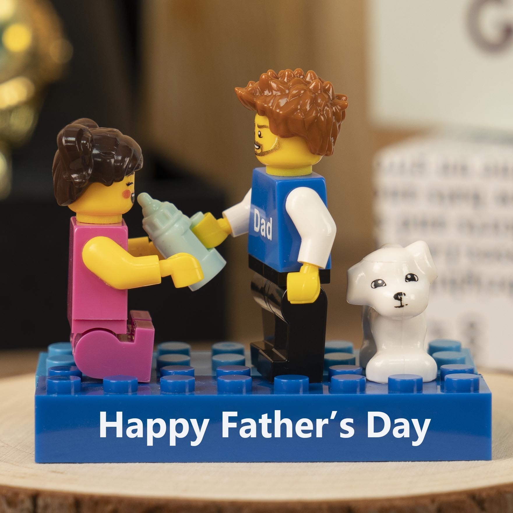 Personalised Tiny Name Figure For Father's Day Gift Ideas