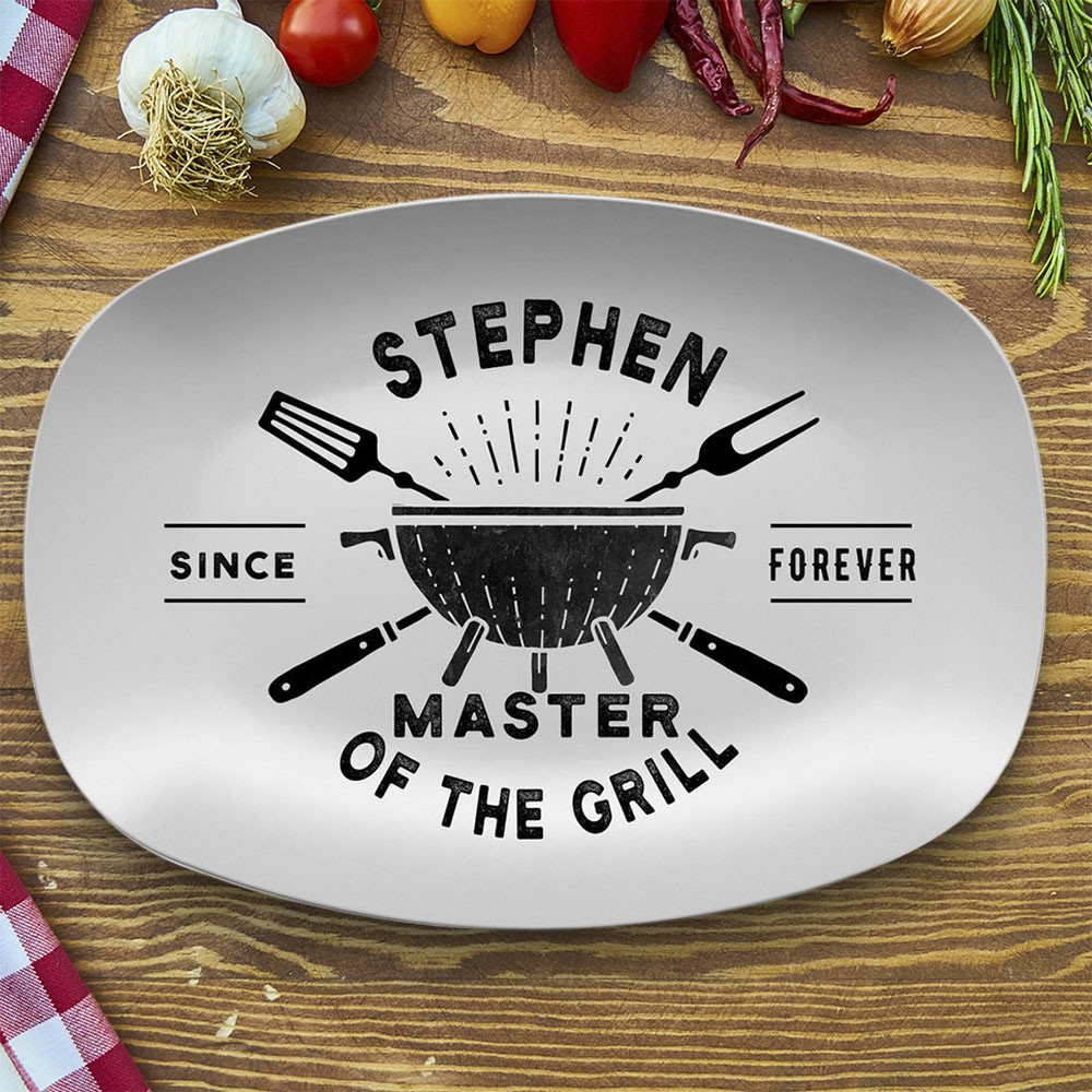 BBQ Grill Platter Personalised Gift for Dad