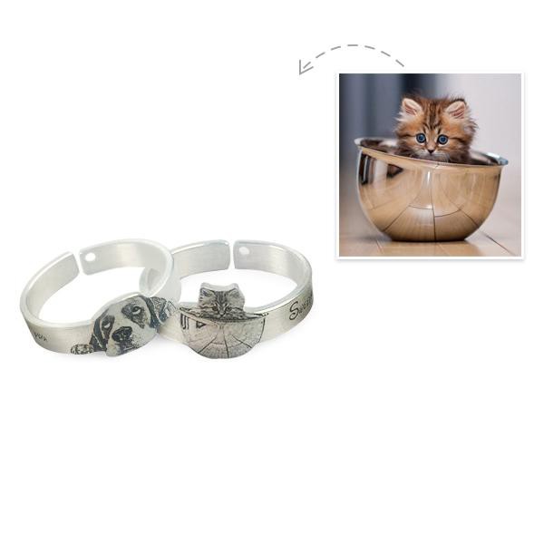 Personalised Photo Engraved Ring