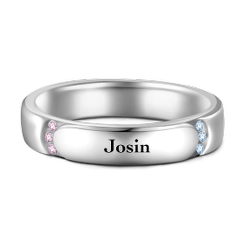 Engravable Promise Ring