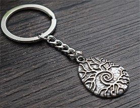 Raindrop "As Above... So Below" Pendant Keychain