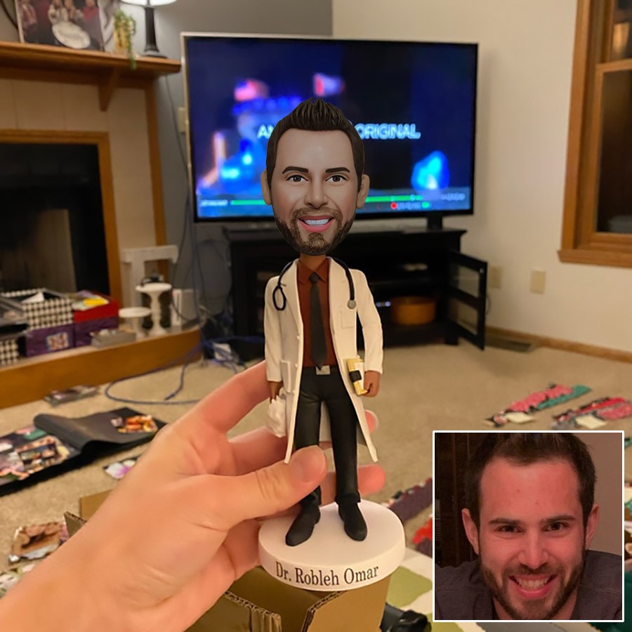 Custom Doctor Bobblehead For Man Gift