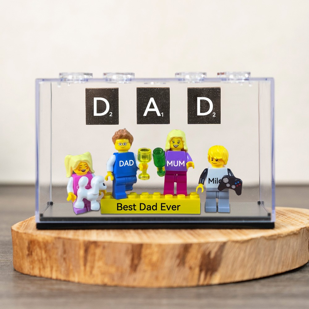 Personalised Tiny Figure With Box For Dad Father's Day Gift Ideas