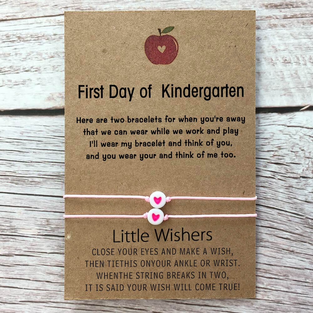 First Day of Kindergarten Back to School Mummy and Me Bracelets