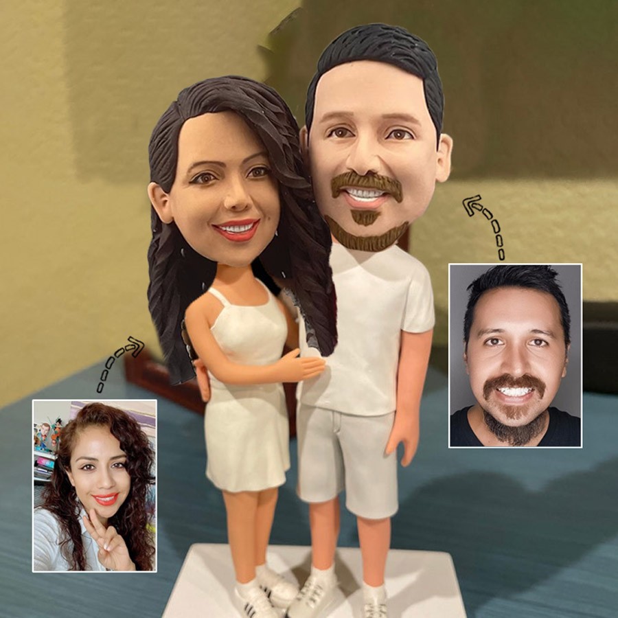 Custom Bobble Head Couple Anniversary Wedding Gift Ideas