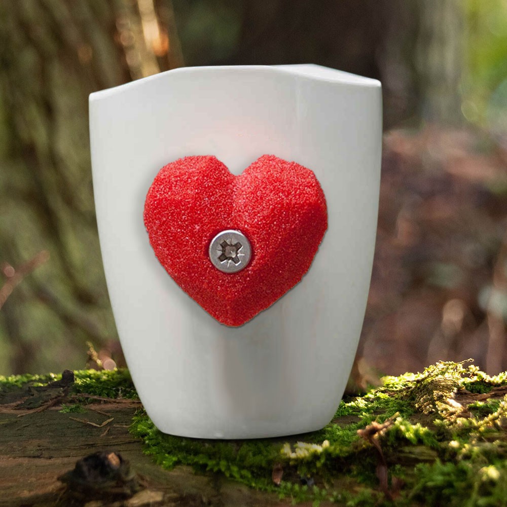 Heart Rock Climbing Camping Mug For Her Him