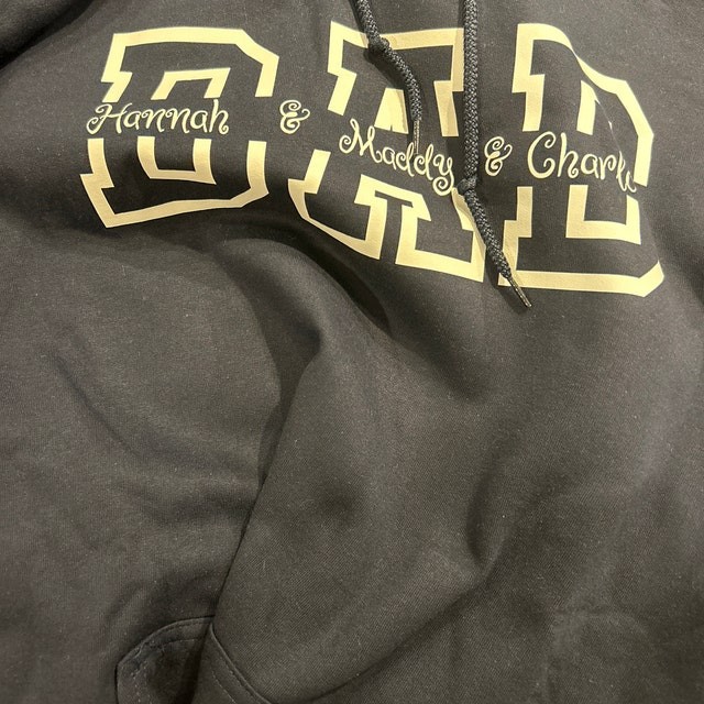Custom Dad Sweatshirt Hoodie with Kids Names For Father's Day Gift Ideas
