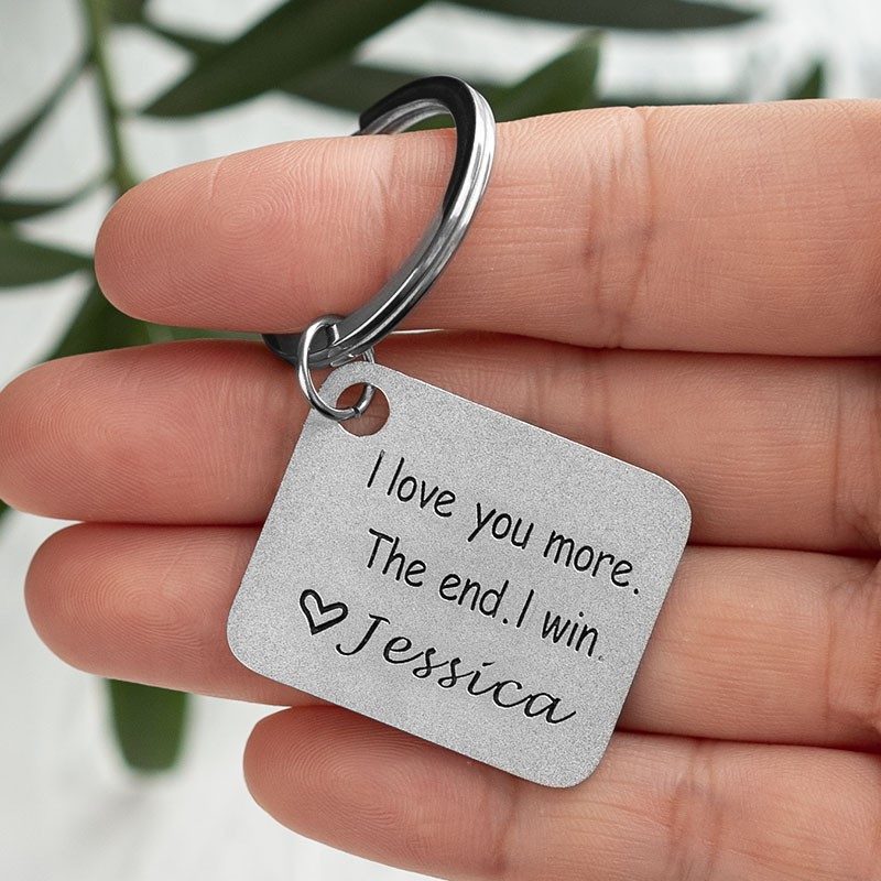 Personalized Engraved Keychain