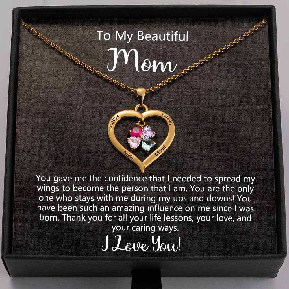 To My Mum Necklace Gift From Daughter Son Gift Ideas For Mother's Day Birthday