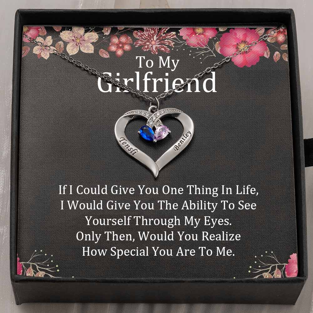 Personalised To My Girlfriend Necklace Gift Ideas For Her Anniversary Birthday Valentine's Day