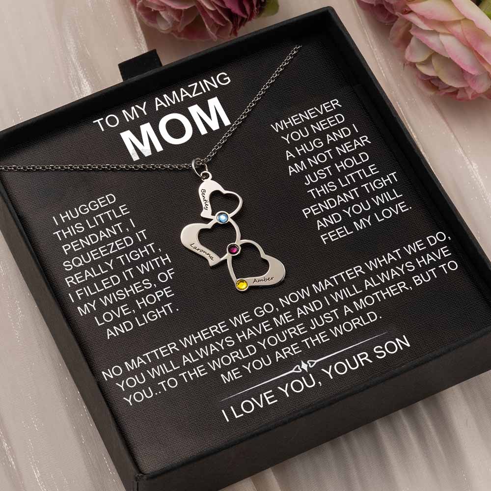 Personalised To My Mum Necklace From Son Gift Ideas For Mother's Day