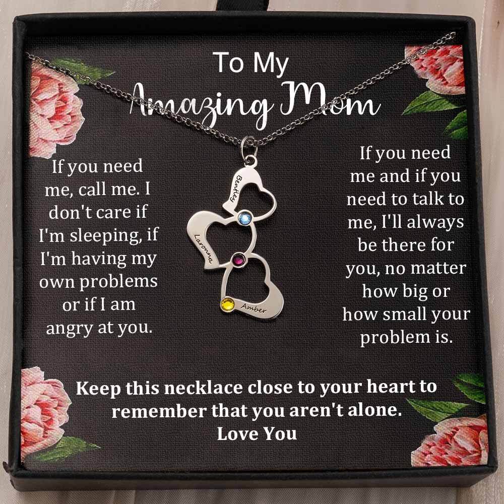 To My Amazing Mum Heart Necklace From Daughter Son Gift Ideas For Mother's Day
