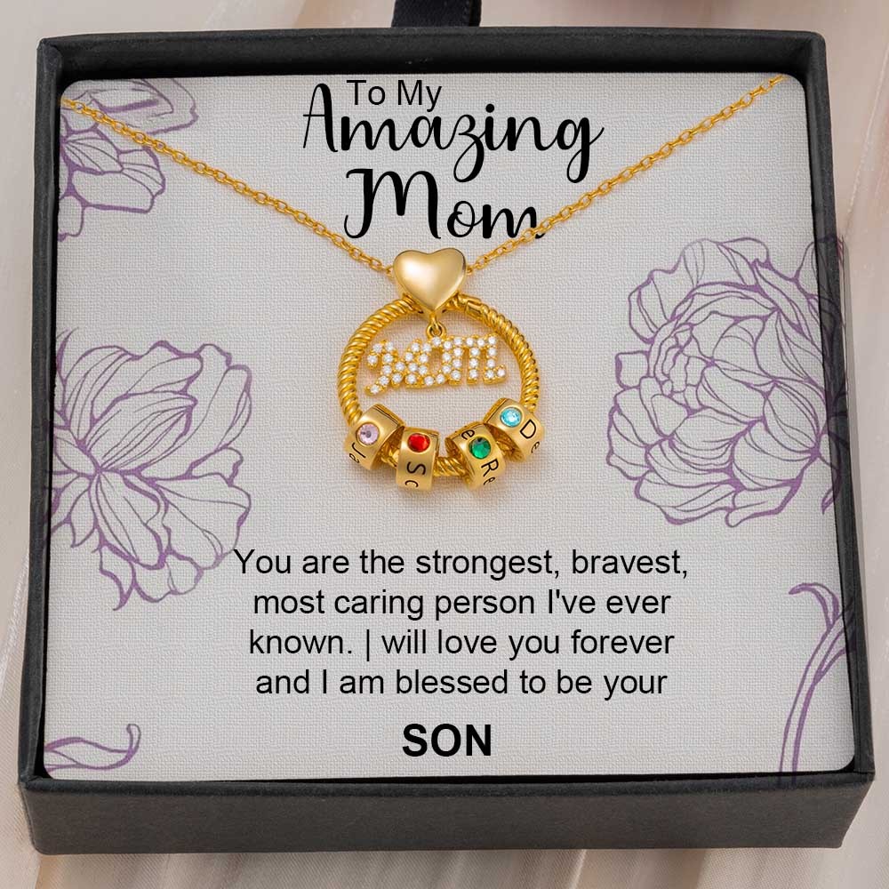 Personalised To My Mum Necklace From Son Gift Ideas For Mother's Day