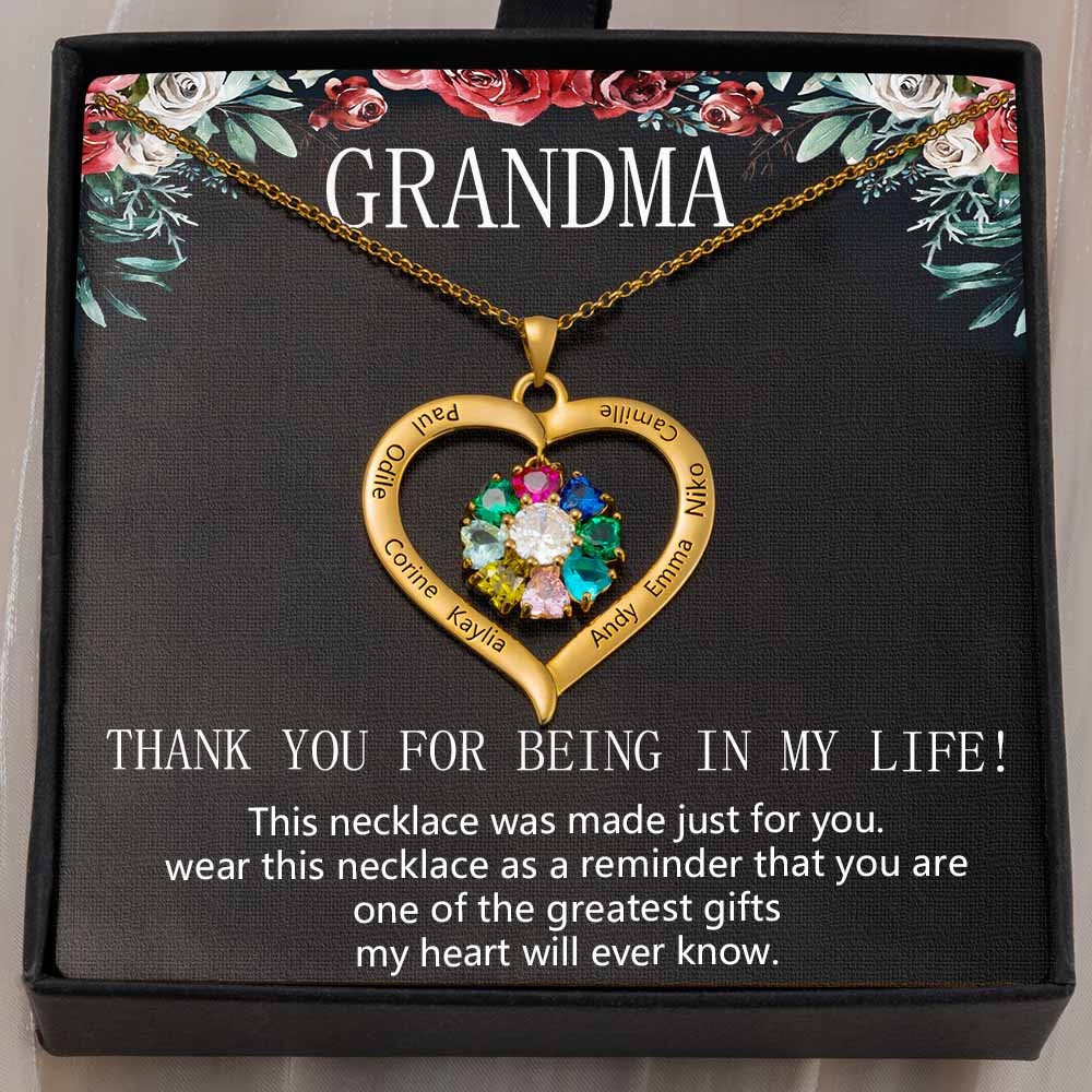 Personalised To My Grandma Necklace Gift Ideas For Grandma Mother's Day Birthday