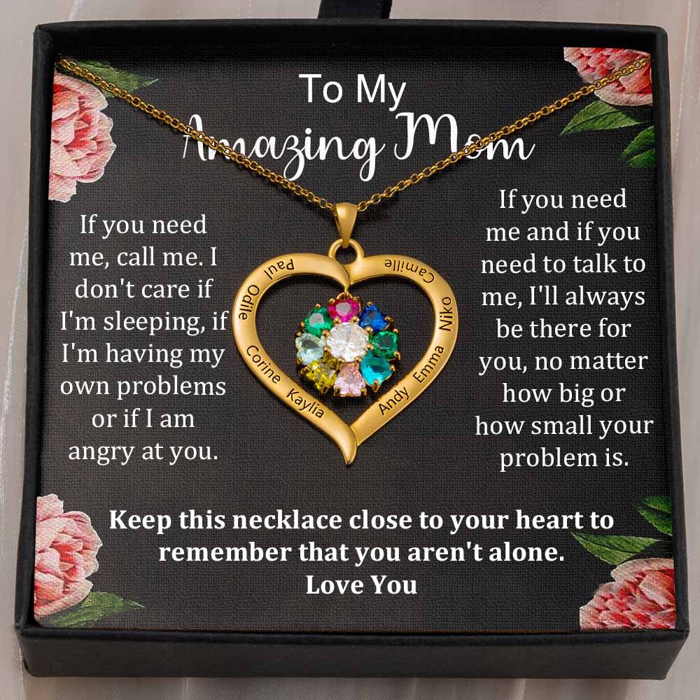 Personalised To My Amazing Mum Necklace From Daughter Son Gift Ideas For Mother's Day Birthday