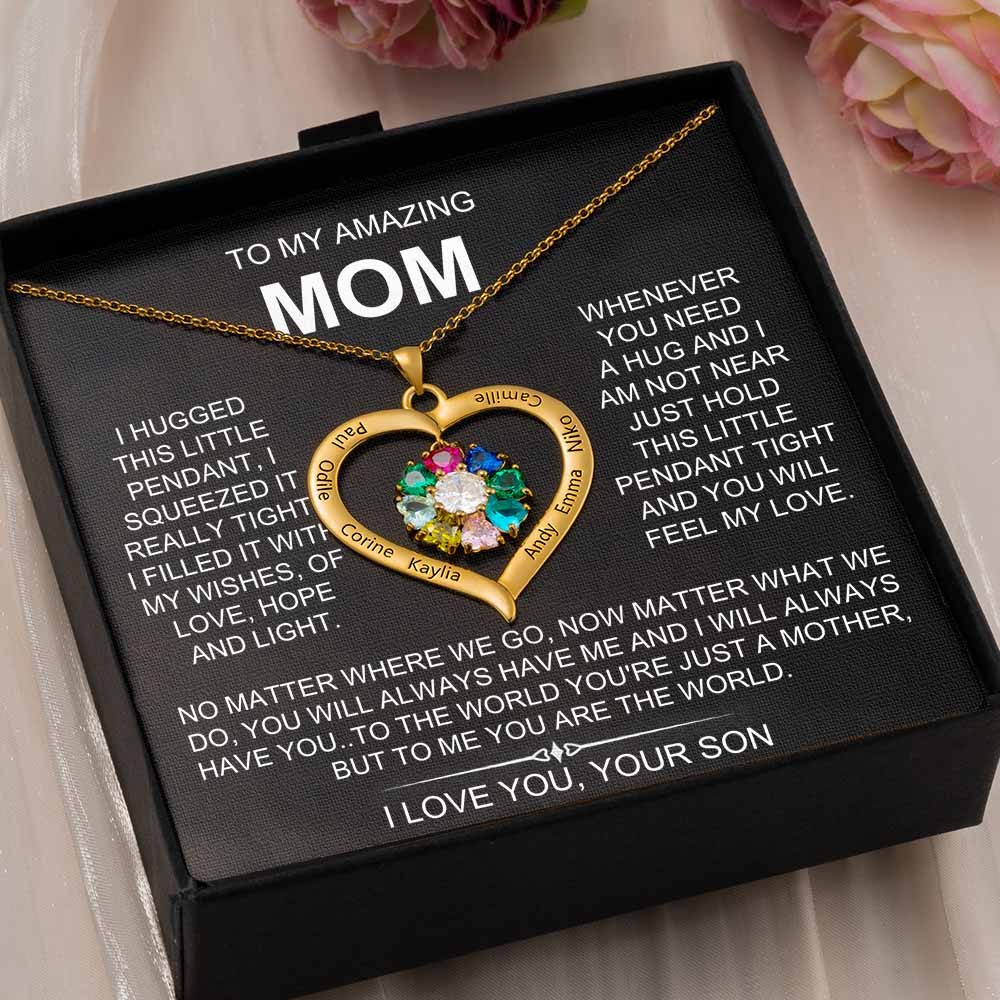 Personalised To My Amazing Mum Necklace From Son Gift Ideas For Mother's Day Birthday