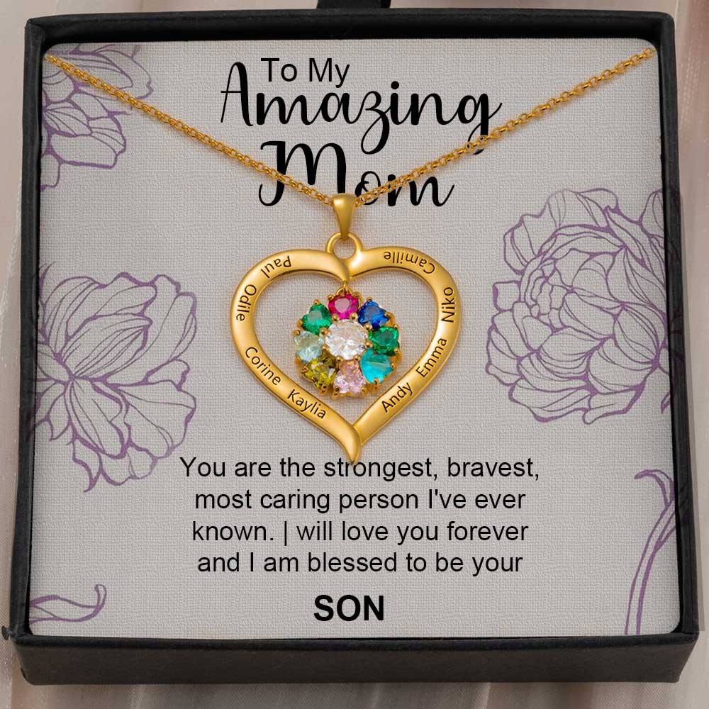 To My Amazing Mum Necklace From Son Gift Ideas For Mother's Day Birthday