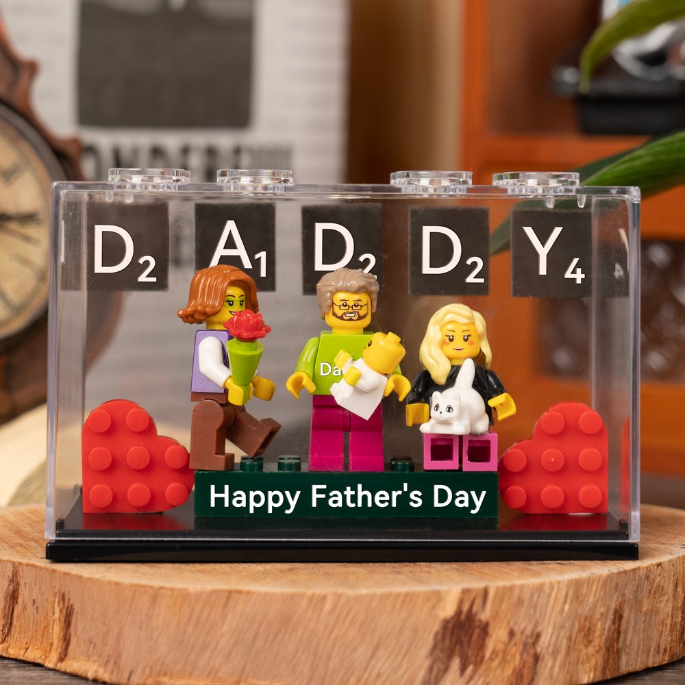 Personalised Tiny Figure With Box For Dad Father's Day Gift Ideas