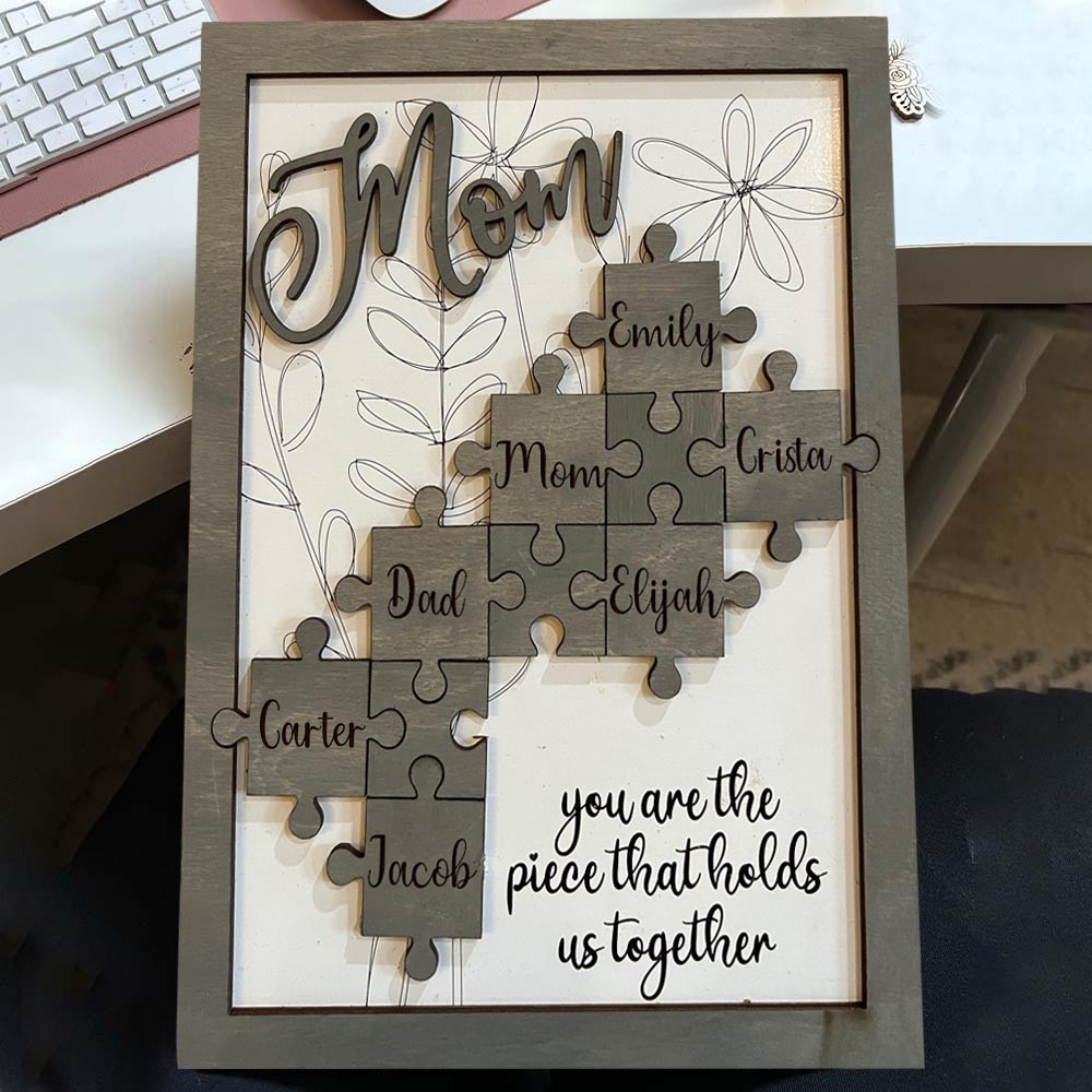 Personalised Mum Puzzle Sign Mother's Day Gift Ideas