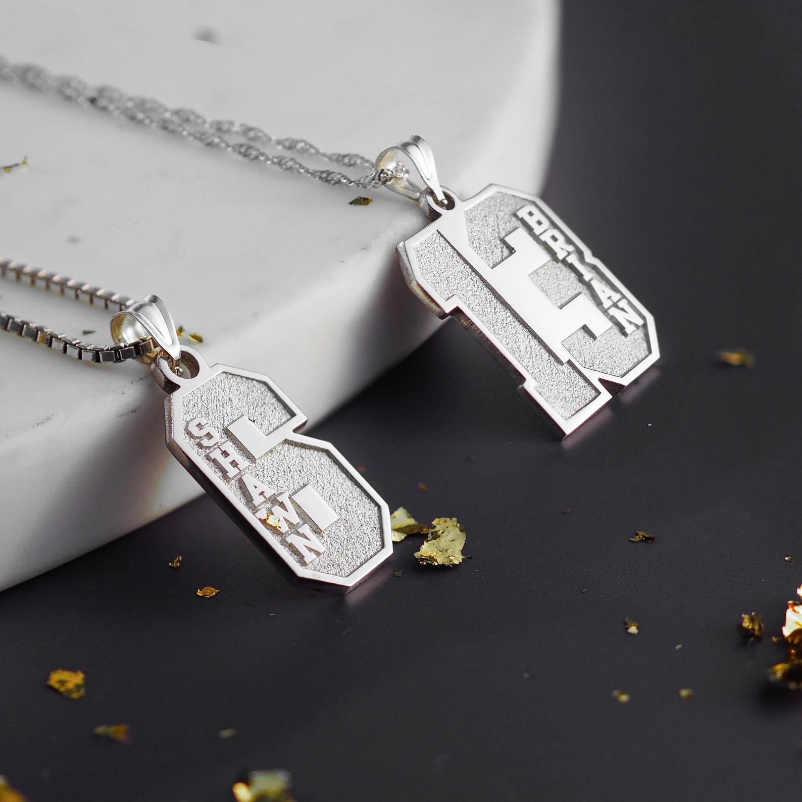 Personalised Sports Number Necklace
