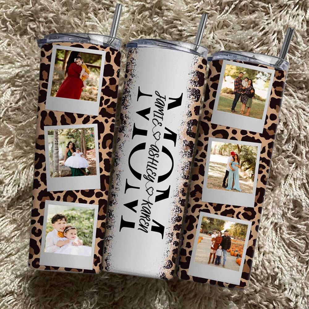 Personalised Mum Tumbler With Kids Name For Mother's Day Gift Ideas