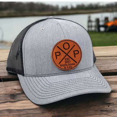 Personalised Pop Patch Hat with Kids Names For Gift Ideas