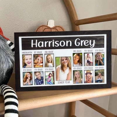 Personalised 3D K-12 School Years Photo Frame Display Back to School Gifts