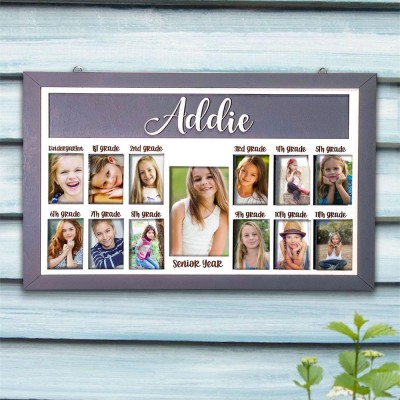 Personalised 3D K-12 School Years Photo Frame Display Back to School Gifts