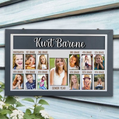 Personalised 3D K-12 School Years Photo Frame Display Back to School Gifts