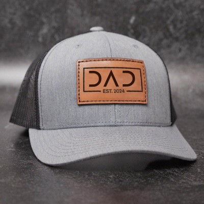 Personalised DAD Patch Hat with Est Date For Father's Day Gift