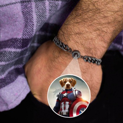 Personalised Memorial Photo Projection Bracelet