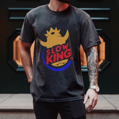 Customized Cartoon Pattern Round Neck T-Shirt The Best Gift For Father's Day