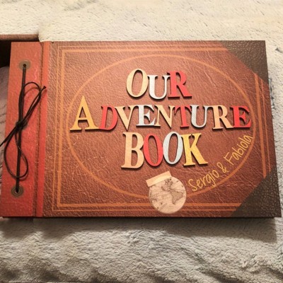 Our Adventure Book Personalised Wood Travel Photo Album For Valentine's Day Anniversary Gift Ideas