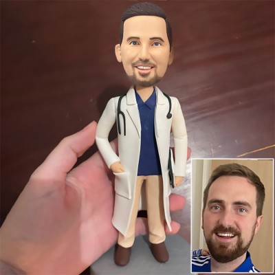 Custom Doctor Bobblehead For Man Gift