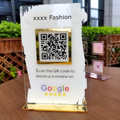 Personalised Business Review QR Code Sign | Salon Sign | Beauty Sign