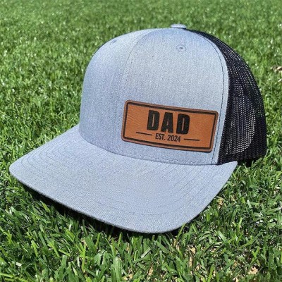 Personalised DAD Patch Hat with Est Date For Father's Day Gift