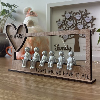 20 Years Together We Have it All Personalised Sculpture Figurines 20th Anniversary Christmas Gift