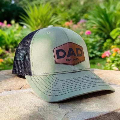 Personalised DAD Patch Hat with Est Date For Father's Day Gift