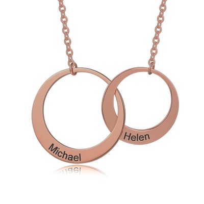 Personalised Token of Love Name Necklace Valentine's Days Gifts
